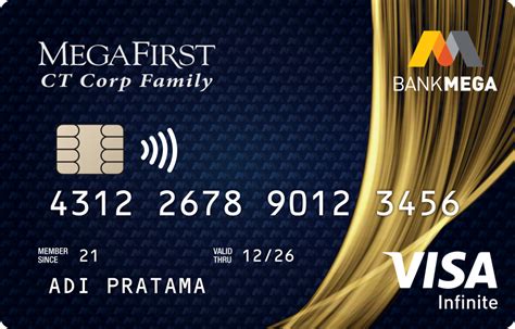 pin kartu kredit bank mega|MegaFirst Infinite Credit Card .